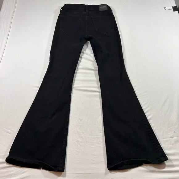 Hollister Black High-Rise Flare Jeans - Picture 3 of 7